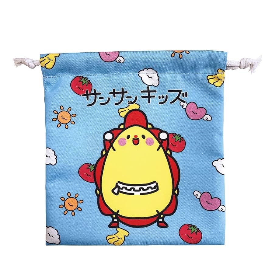 Amazon.co.jp: サンサンキッズ 巾着 ブルー : 文房具・オフィス用品